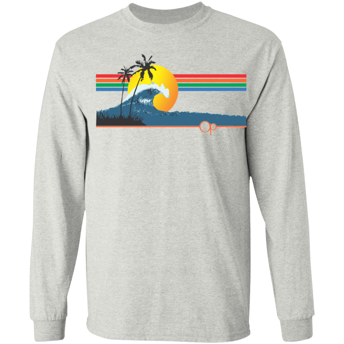 OP Sunset Wave Long Sleeve Tee – Ocean Pacific