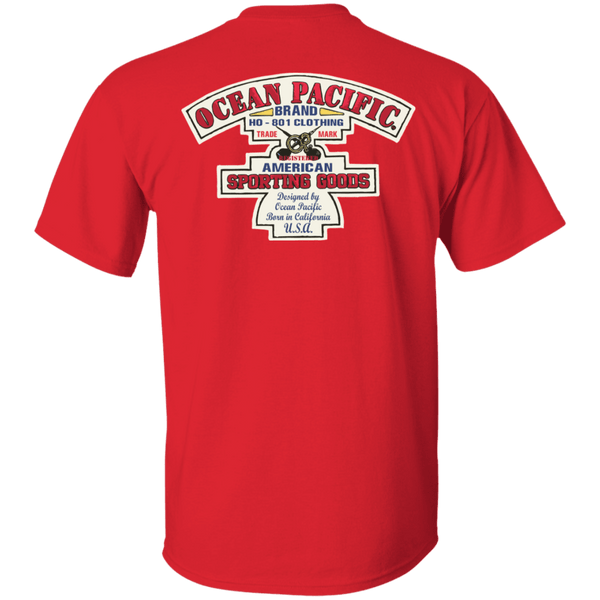 Patched Flip Print Short Sleeve Tee