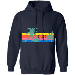 Palms Belly Print Fleece Hoodie