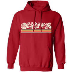 Flower Stripe Fleece Hoodie - Ocean Pacific