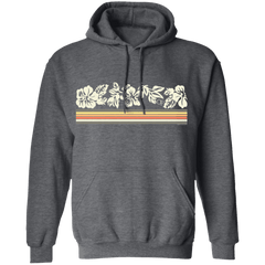 Flower Stripe Fleece Hoodie - Ocean Pacific