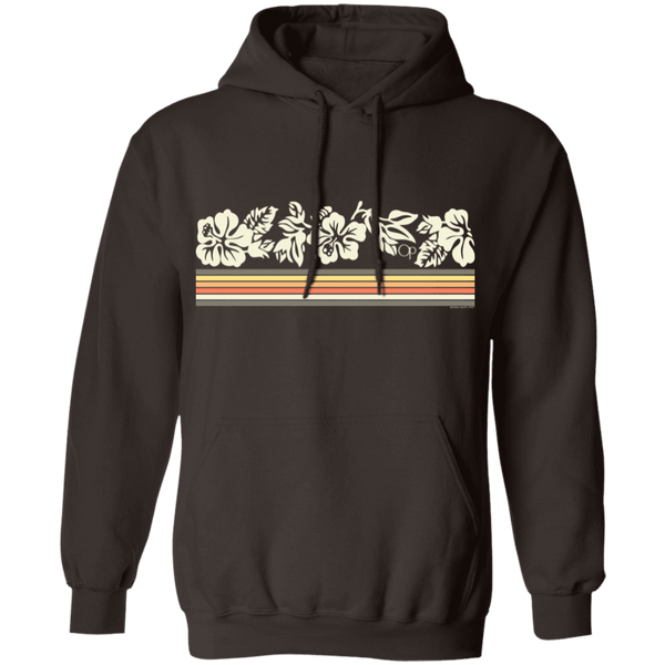 Flower Stripe Fleece Hoodie - Ocean Pacific