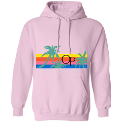Palms Belly Print Fleece Hoodie
