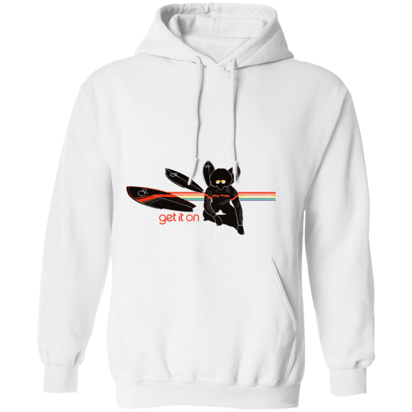 Get It On Belly Print Fleece Hoodie